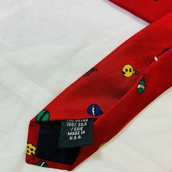 VINTAGE Peanuts Festive Holiday Pattern Tie UNISEX